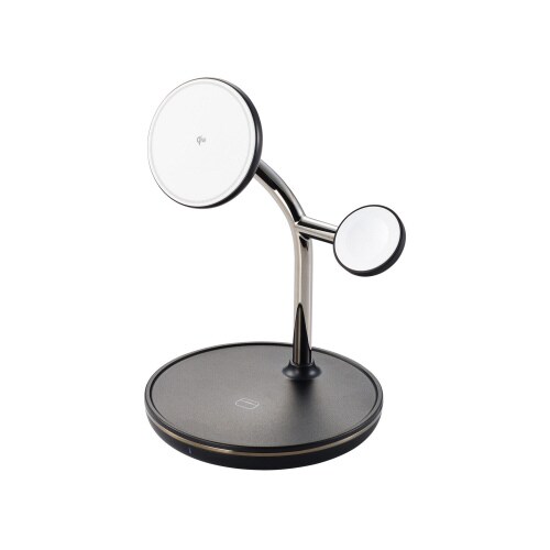 ワイヤレス充電器 Qi2 対応 3in1 ブラック