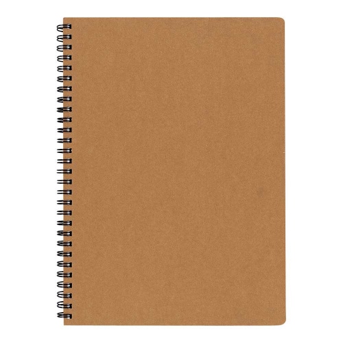 Wリングノート無地表紙セミB57mm罫×10