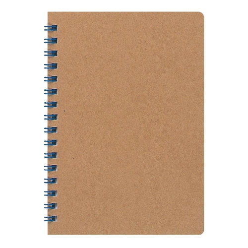 Wリングノート無地表紙A6中罫6mm×10