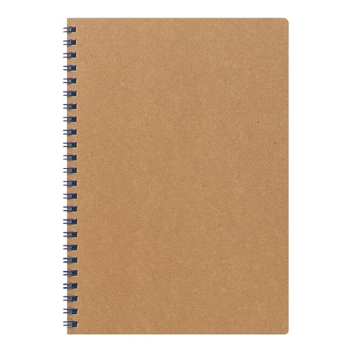 Wリングノート無地表紙A56.5mm罫×10