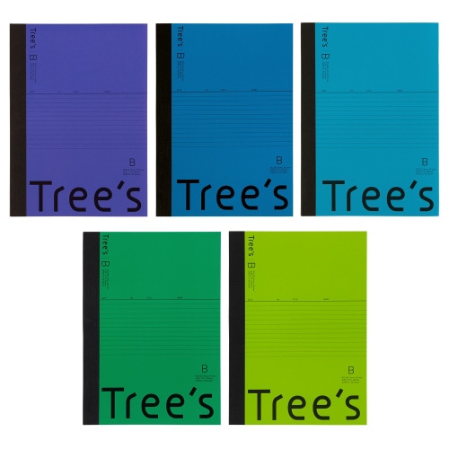 ノートTreesB5B罫30枚5冊束×24