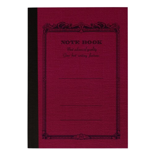 CDノートA6赤6mm罫20行52枚×10