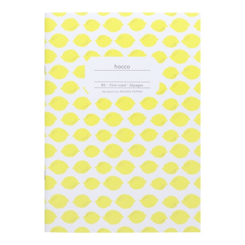 ノートhoccoB5レモン28枚×5