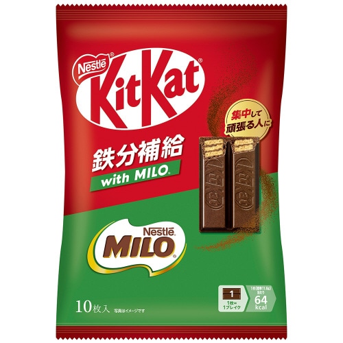 【冷蔵】キットカット 鉄分MILO10×6