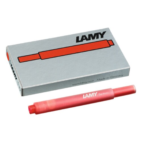 LAMY万年筆カートリッジ(5本入)T10 赤×2