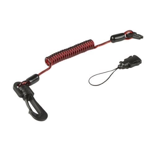 コイル状Eストラップ カラビナ付 0.5kg