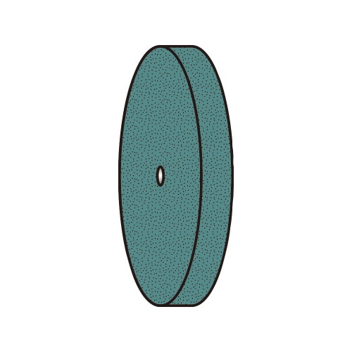 10枚入 グリーン砥石ホイールφ25X3.0