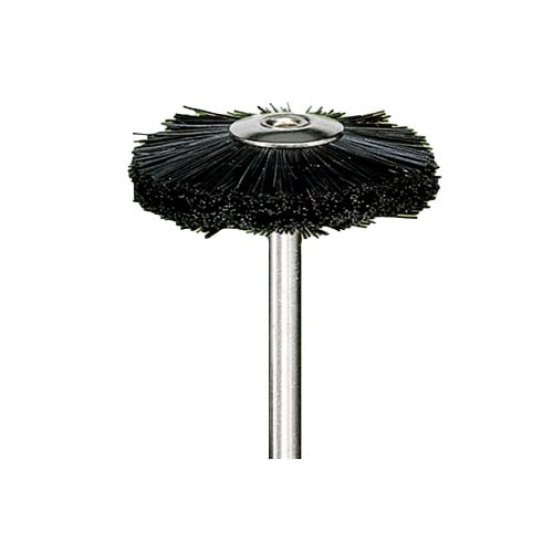 2本入 ブタ黒毛ブラシ/平(特厚)φ22X4