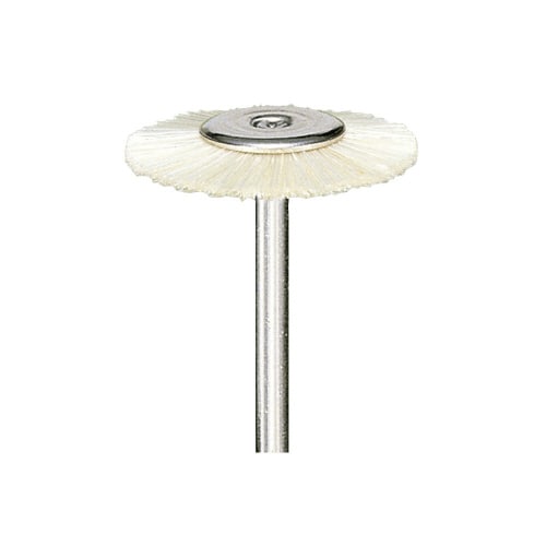 10本入 ブタ白毛ブラシ/平型φ25