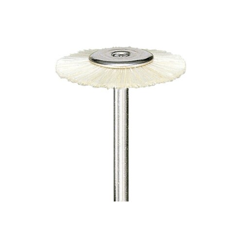 10本入 ブタ白毛ブラシ/平型φ12