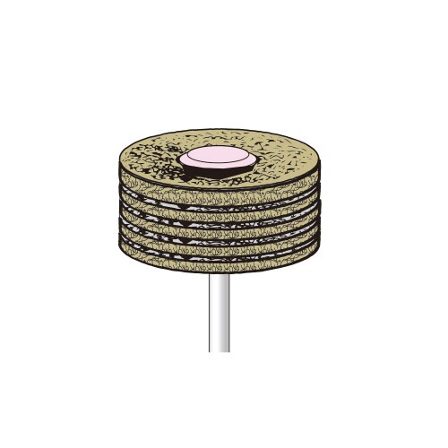 軸付クッションサンダー/積層タイプ #180