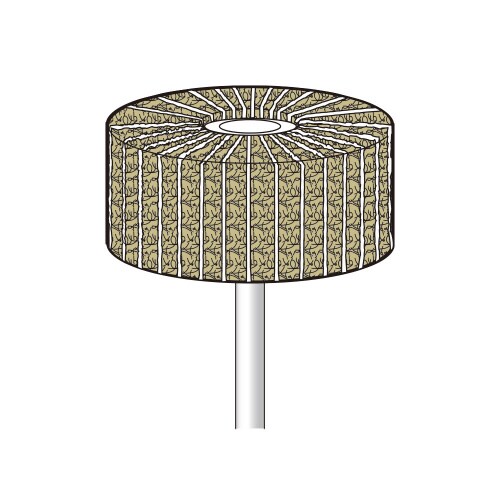 軸付クッションサンダー/放射タイプ #180