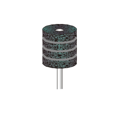 5枚入 軸付スコブラサンダーφ20X23#320