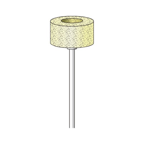 10本入 軸付フェルトバフ(ソフト)φ20X10