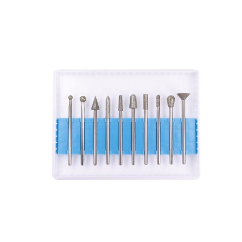 10本組 電着ダイヤモンドバーアソートセットB