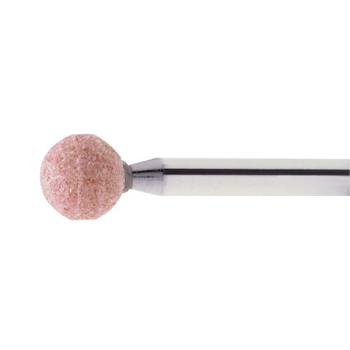 軸付砥石 WA φ6x6#60 丸型