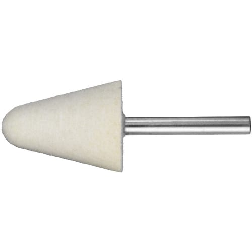 軸付フェルトバフ φ10x15 傘型