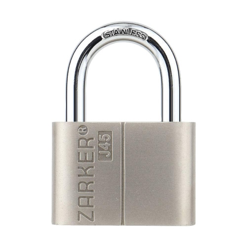 キー式 防錆南京錠 ツル径7mm シルバー