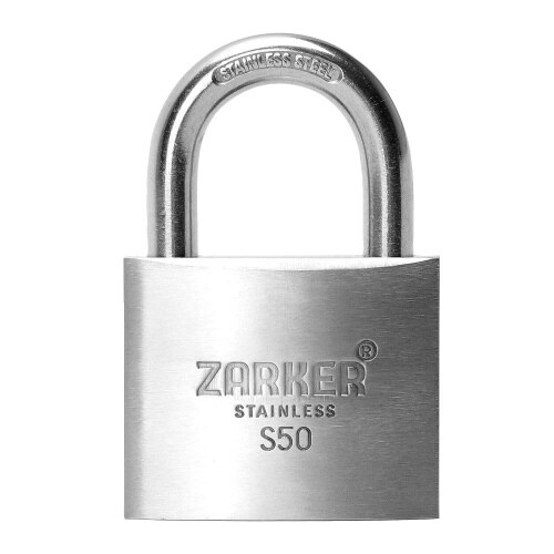 キー式セキュリティ南京錠 ツル径8mm シルバー