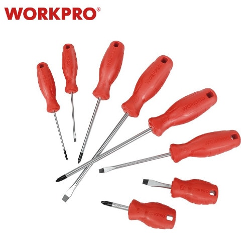 8本組 プラス・マイナスドライバーセット マグ付