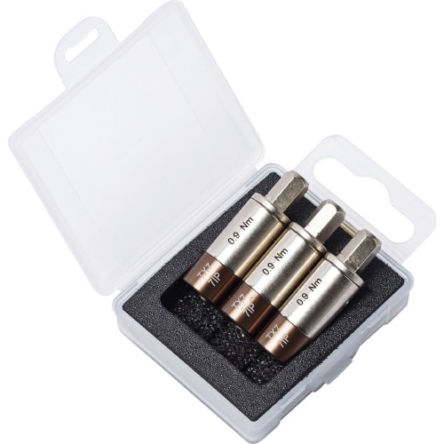 3本組 1/4HEXトルクアダプター 0.9Nm