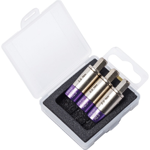 3本組 1/4HEXトルクアダプター 2.0Nm