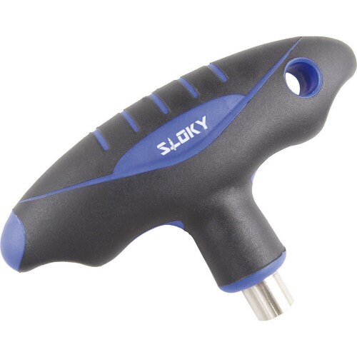 1/4HEX T型ハンドル ブルー