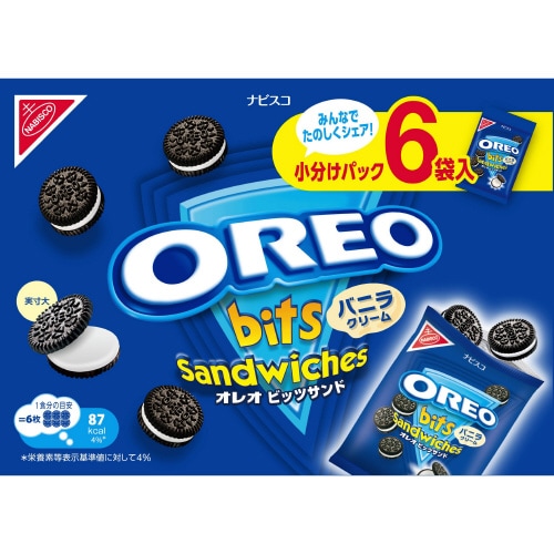 オレオビッツサンドバニラ6P102g 12個