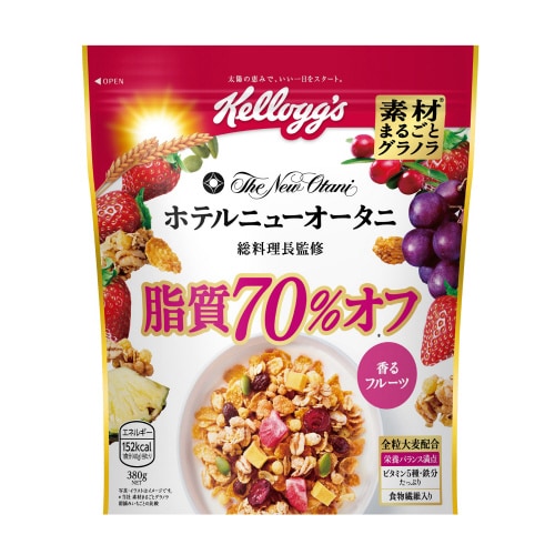 素材グラノラ 脂質70%オフ380g 6個