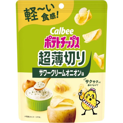 ポテトチップス超薄切りサワークリーム味40g×12
