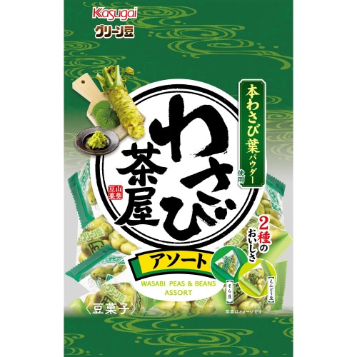 グリーン豆わさび茶屋アソート 104g×12個