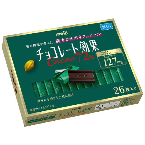 【冷蔵】チョコレート効果カカオ72%×6