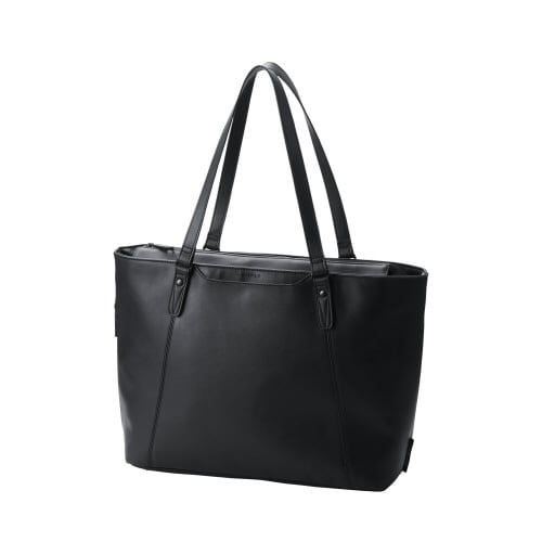 トートバッグ 肩掛け 15L 小物ポケット 黒