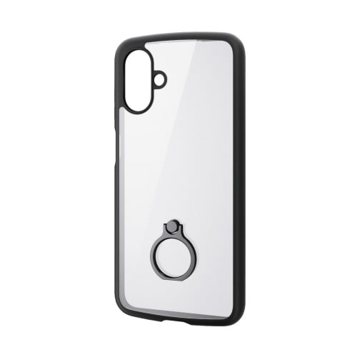 GalaxyA255G ケース リング付 黒