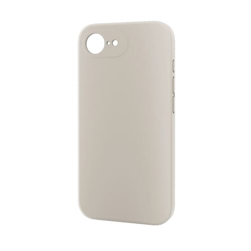 iPhone16e ケース シリコン グレージュ