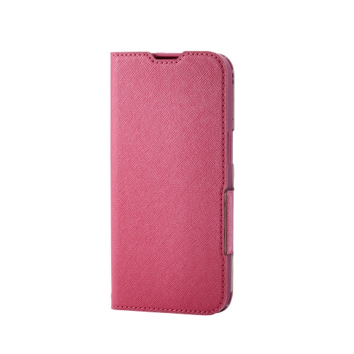 iPhone16e ケース 手帳型 花柄 ピンク