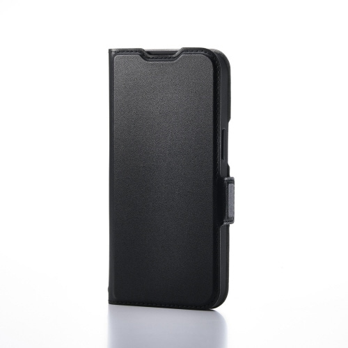 iPhone16e ケース カード収納 ブラック