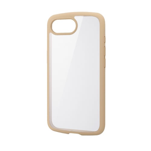 iPhone16e ケース カメラ保護 カフェオレ