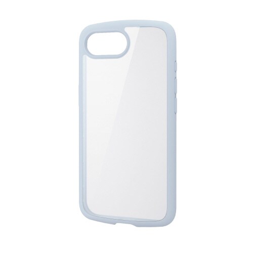 iPhone16e ケース カメラ保護 ブルー