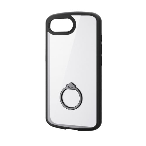 iPhone16e ケース リング付 ブラック