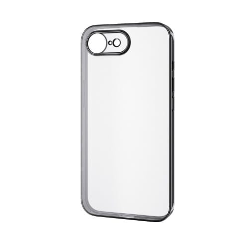 iPhone16e ケース メタリックブラック