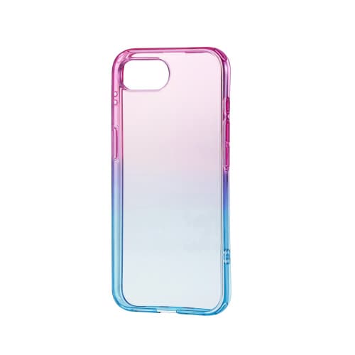 iPhone16e ケース グラデーション アクア