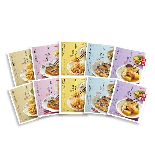 tabeteまごころを食卓に 膳 お魚野菜5種x2