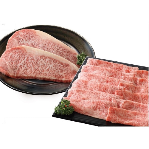 【冷凍】佐賀牛ステーキ・すき焼きしゃぶしゃぶセット