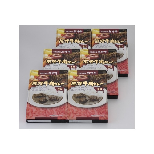 熊野牛肉カレー辛口 200gx6食
