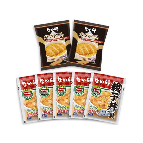 【冷凍】なか卯 カツ丼の具・親子丼の具セット