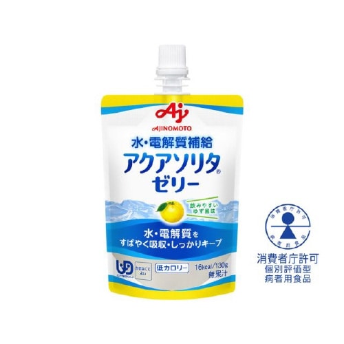 味の素 アクアソリタゼリー ゆず風味 130gx2