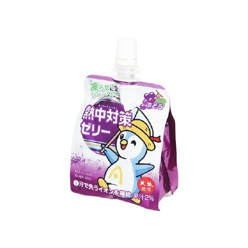 赤穂化成 熱中対策ゼリーぶどう味 パウチ 150g
