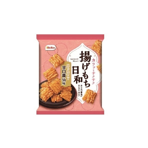 栗山米菓 揚げもち日和 甘口醤油味 65gx16