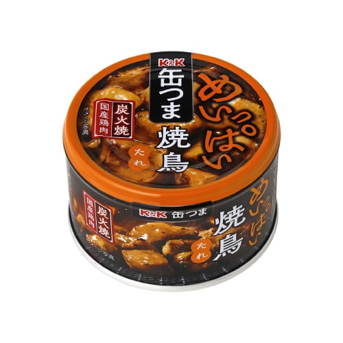 K&K 缶つま めいっぱい焼鳥炭火焼 たれ 135